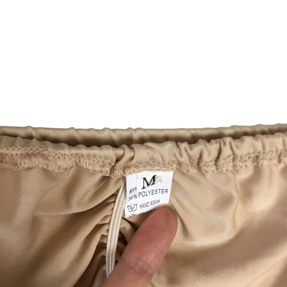 Sexy Beige Bikini Set Size Medium Multi Strap Wrap-Around Adjustable Design - Picture 5 of 10